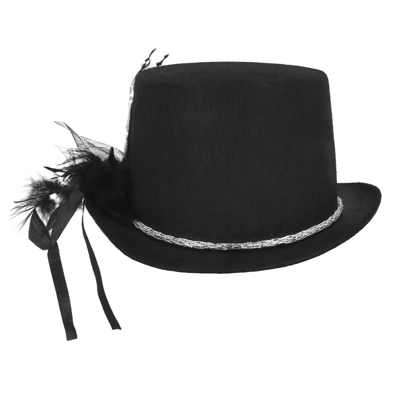 Op deze afbeelding zie je een Accessoires, van het merk Boland. Hoed Halloween Silver Claw