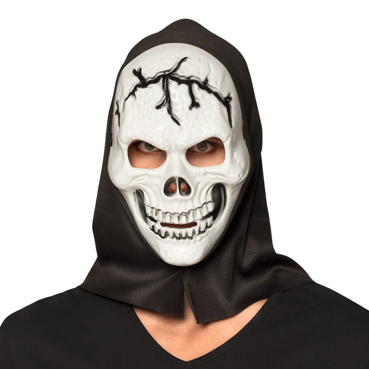 Op deze afbeelding zie je een Accessoires, van het merk Boland. Masker Angry Death Skull