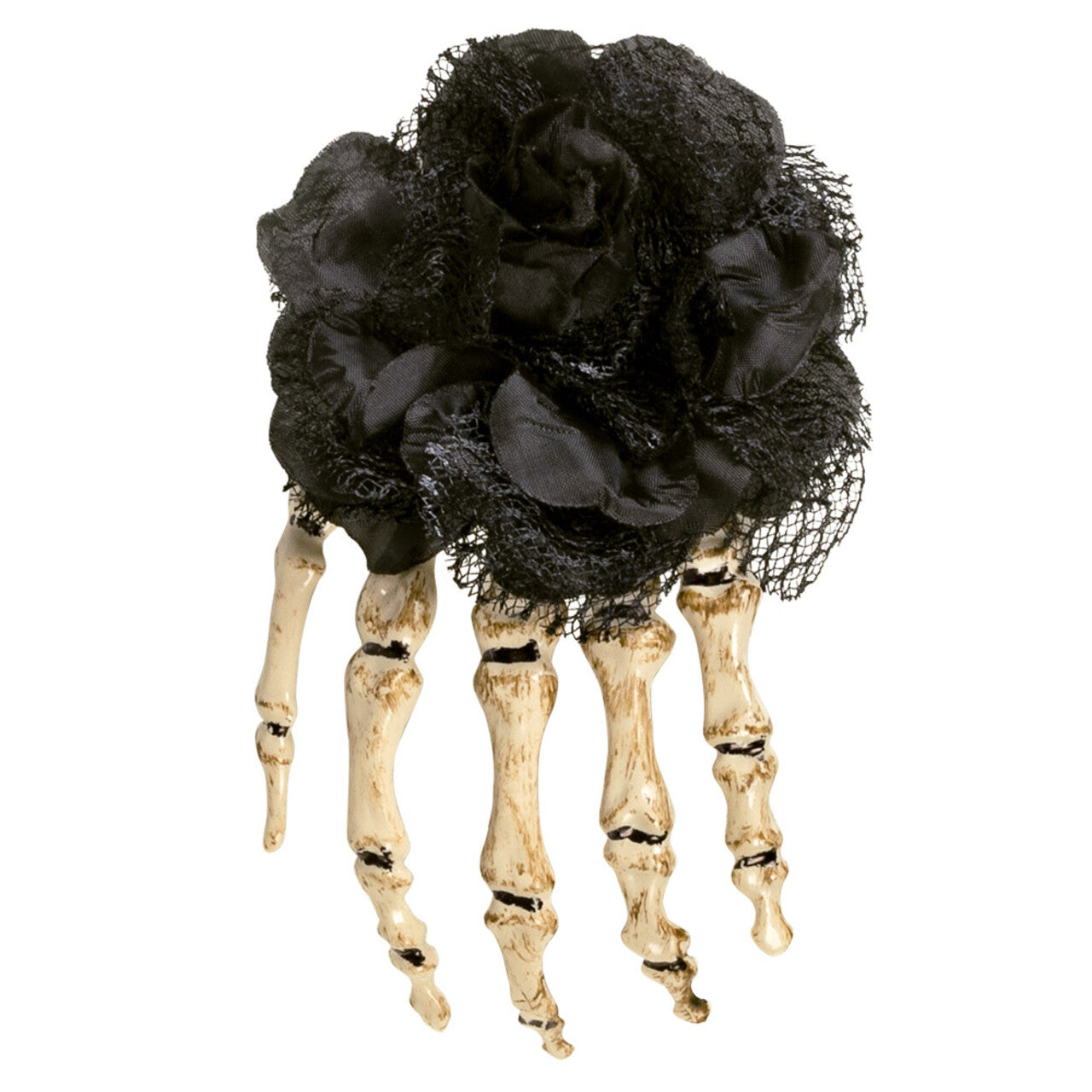 Op deze afbeelding zie je een Accessoires, van het merk Boland. Haarclip Magere Hand Door Je Haar