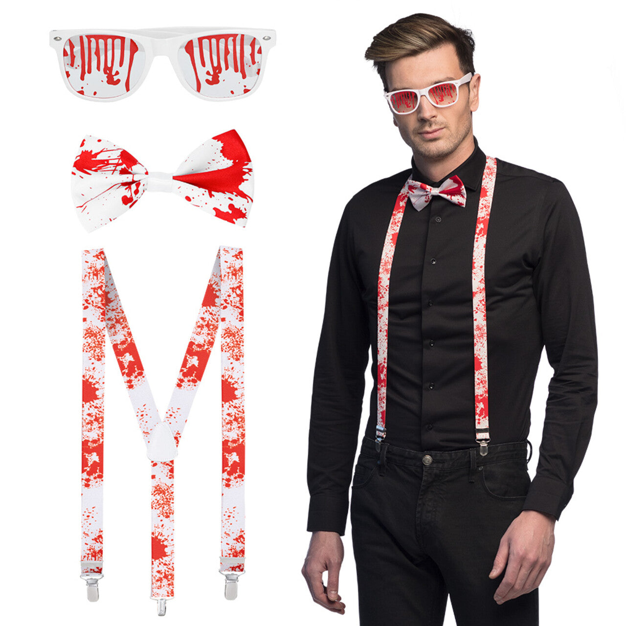 Op deze afbeelding zie je een Accessoires, van het merk Boland. Accessoire Set Killer Party