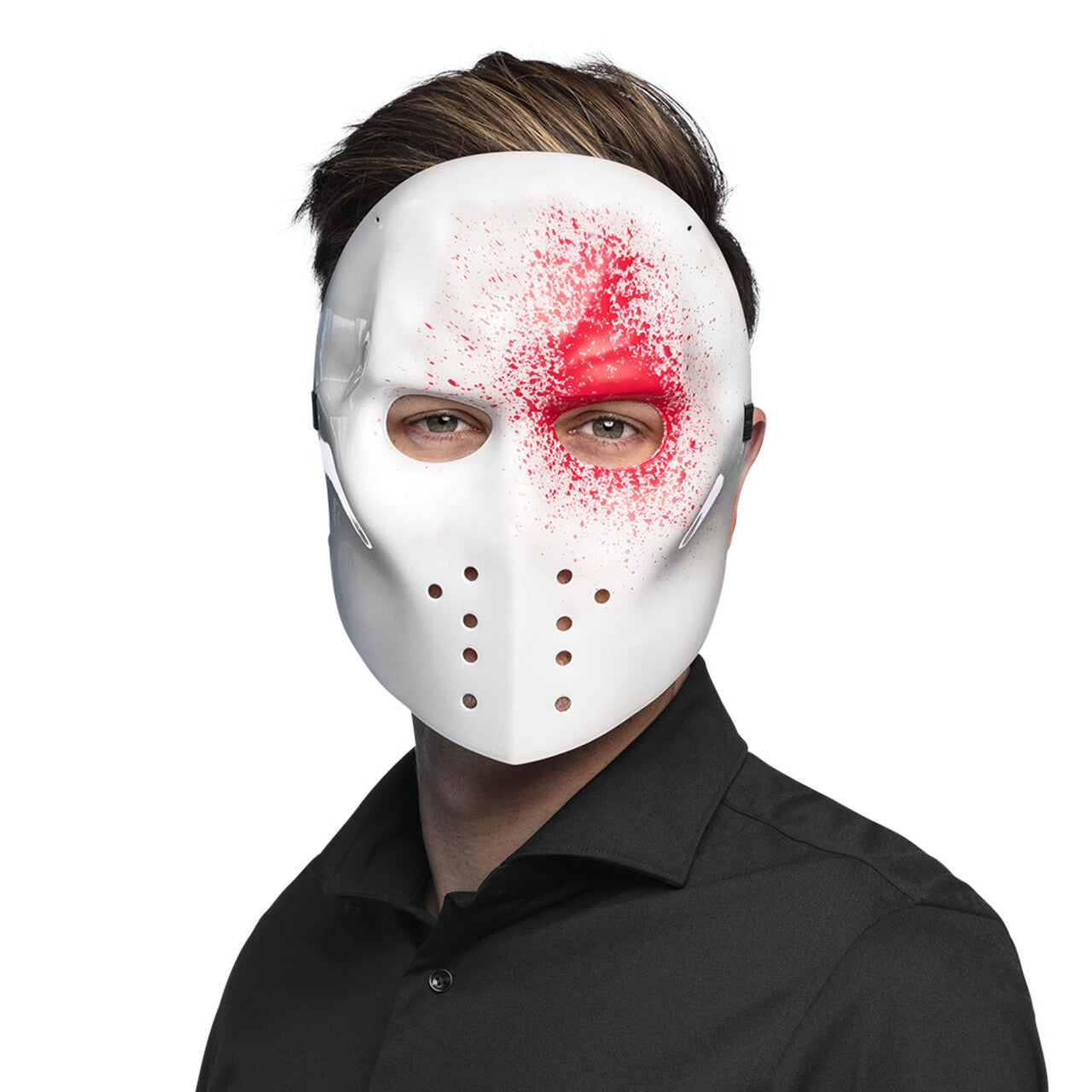 Op deze afbeelding zie je een Accessoires, van het merk Boland. Masker Jason Bloody Look
