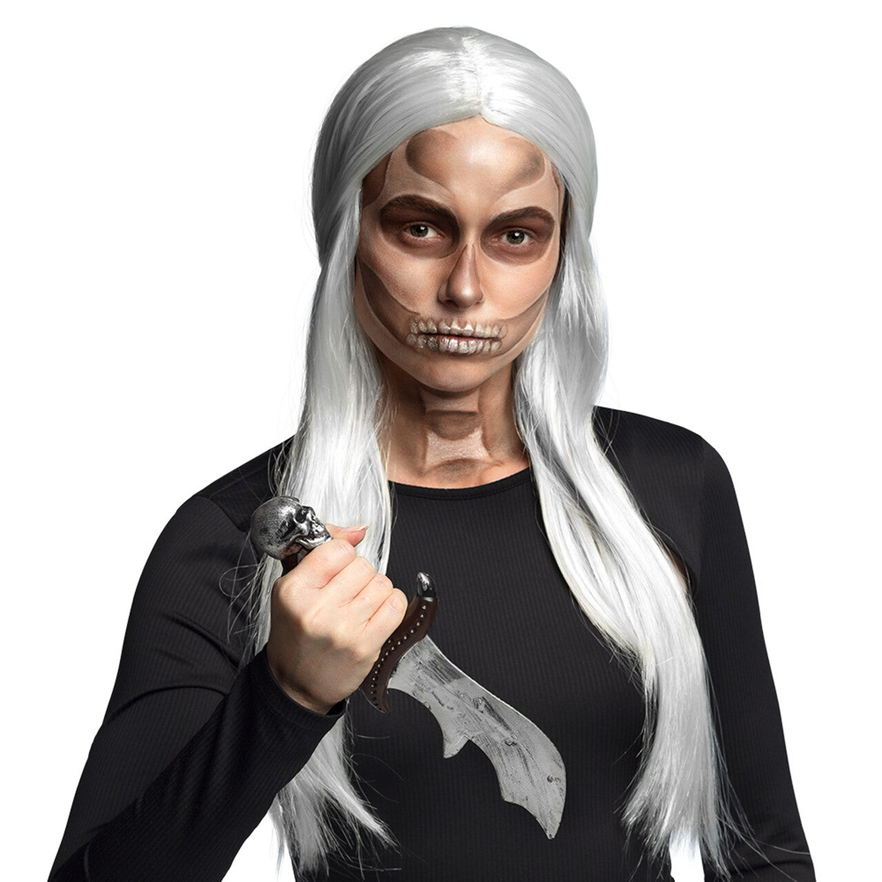 Op deze afbeelding zie je een Accessoires, van het merk Boland. Dolk Skull Master