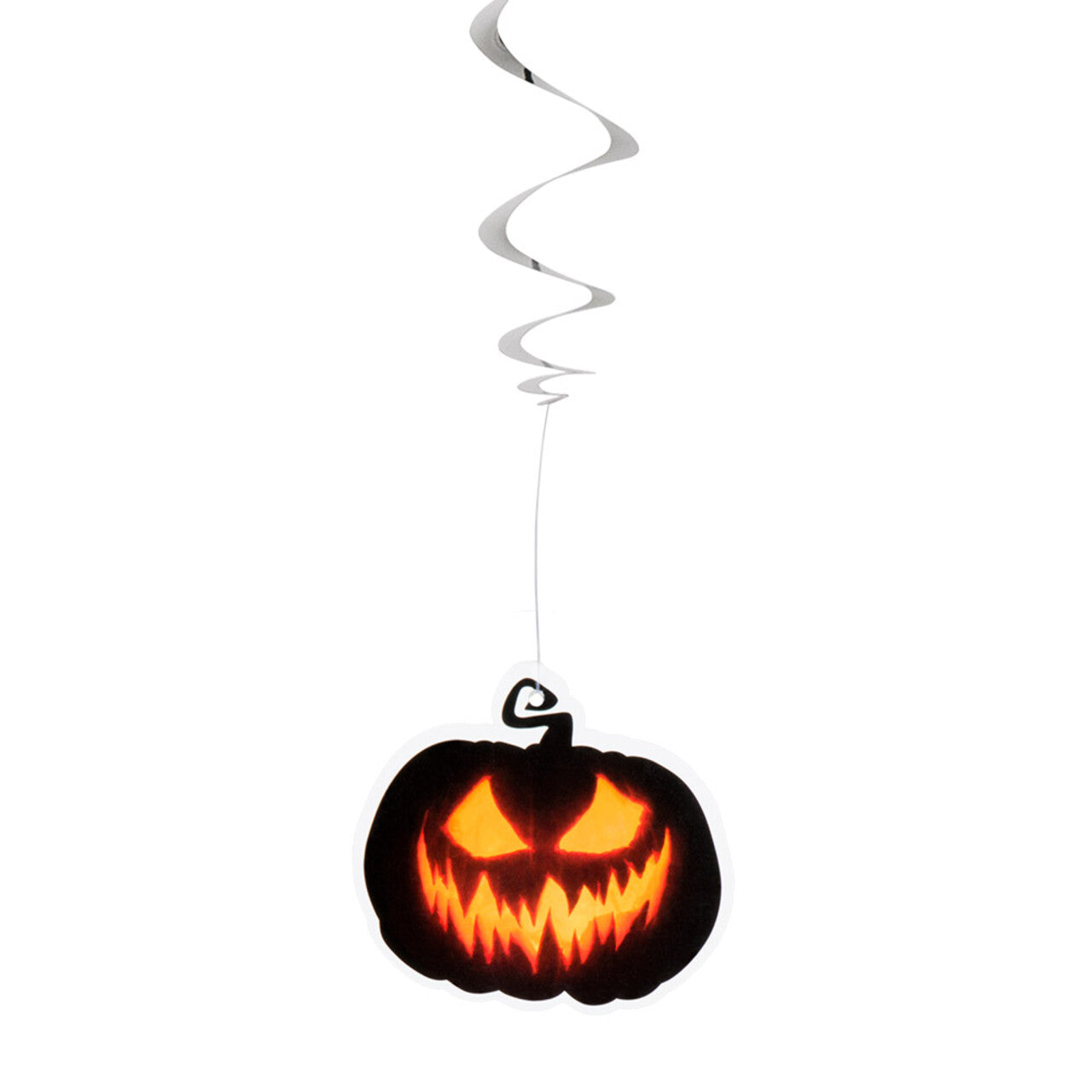 Op deze afbeelding zie je een Decoratie, van het merk Boland. Hangdecoratie Slinger Creepy Pumpkin 2 Stuks