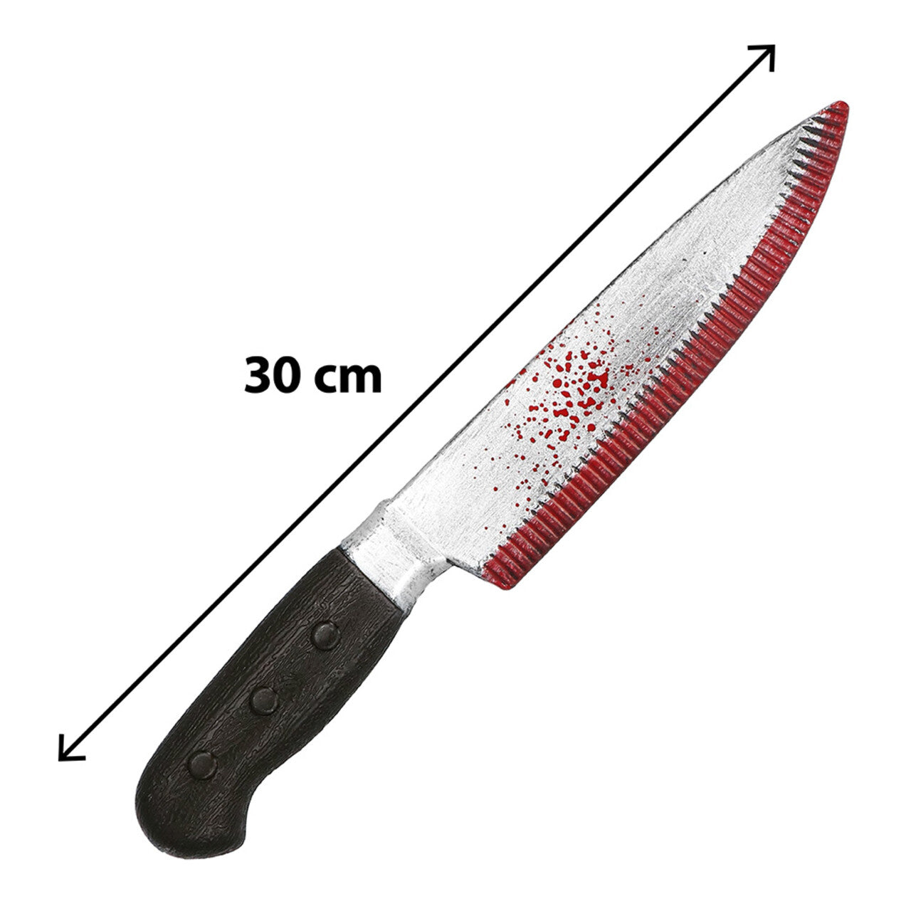Op deze afbeelding zie je een Accessoires, van het merk Boland. Mes Slasher Met Bloed