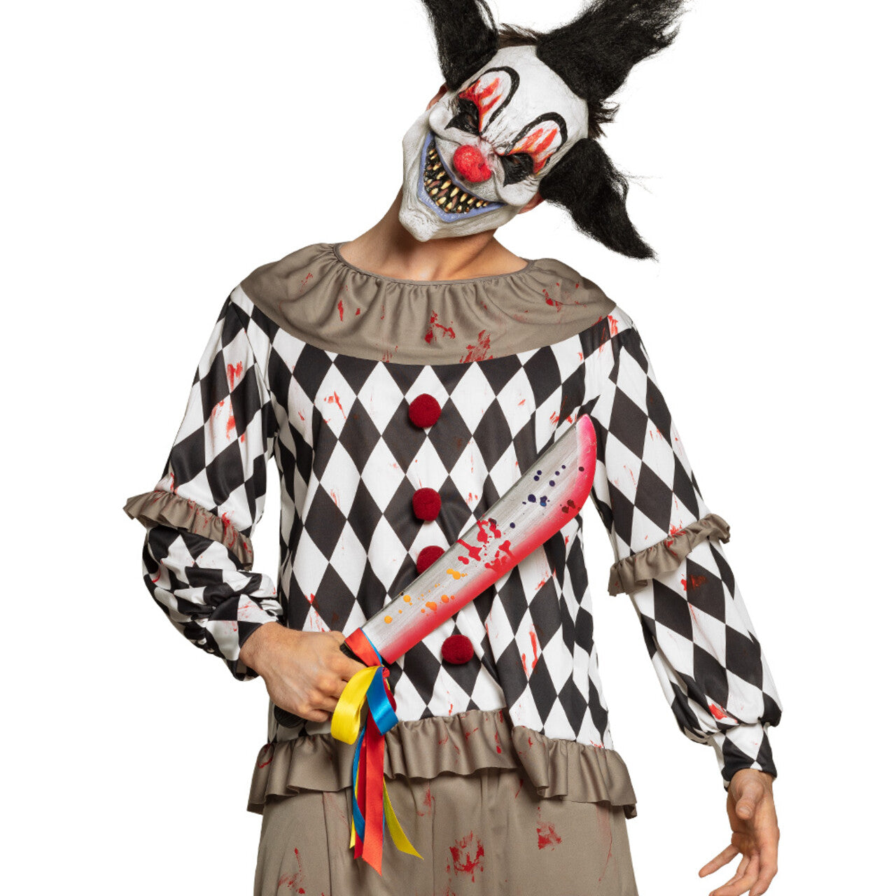 Op deze afbeelding zie je een Accessoires, van het merk Boland. Bloederig Mes Clown