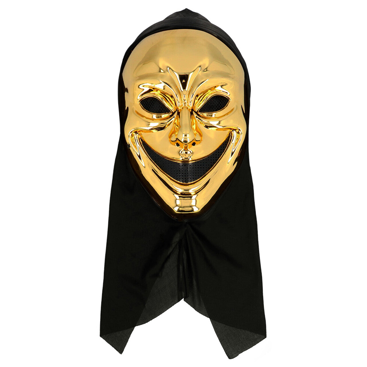 Op deze afbeelding zie je een Accessoires, van het merk Boland. Masker Anonymous Gold