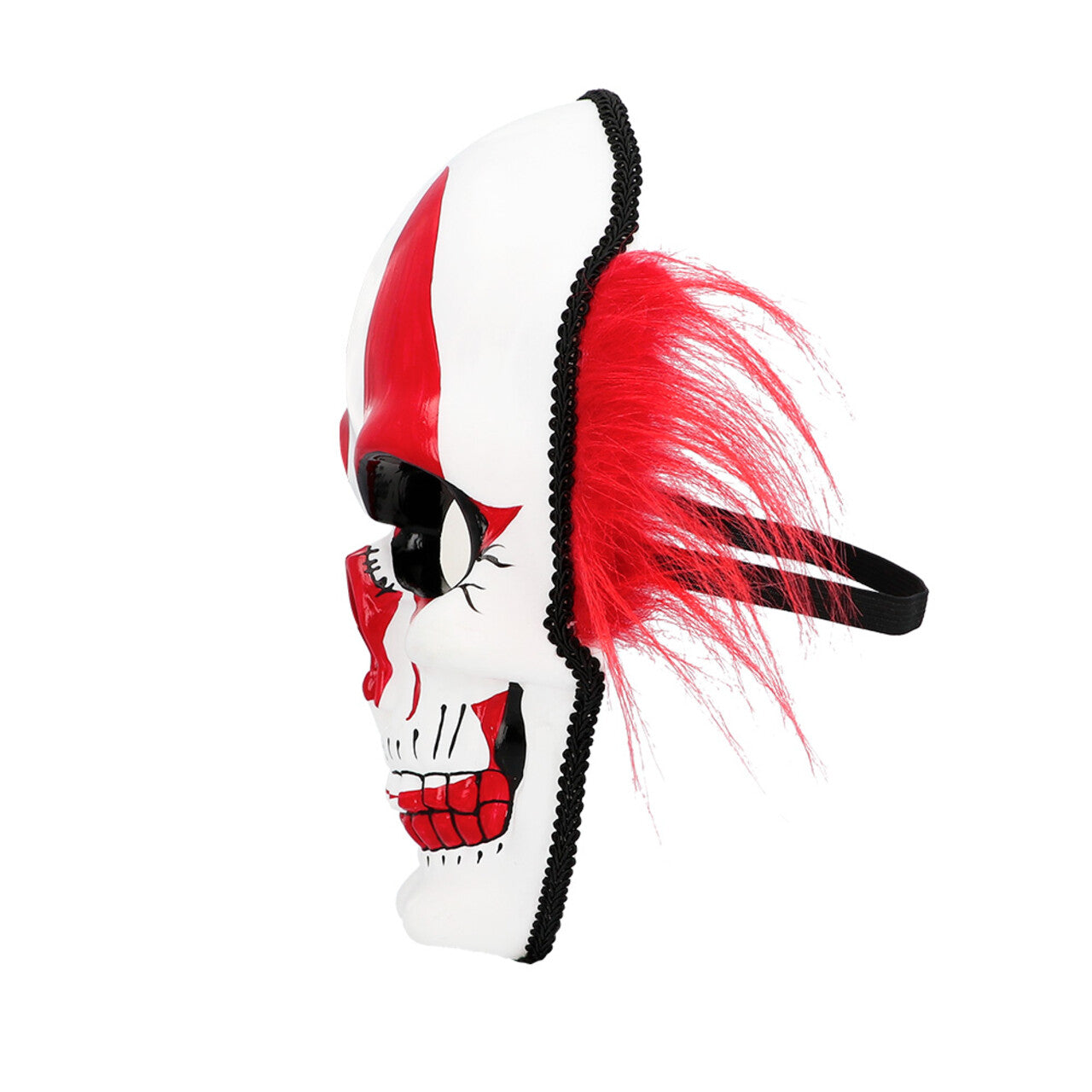 Op deze afbeelding zie je een Accessoires, van het merk Boland. Masker Skull Clown Scary Harry