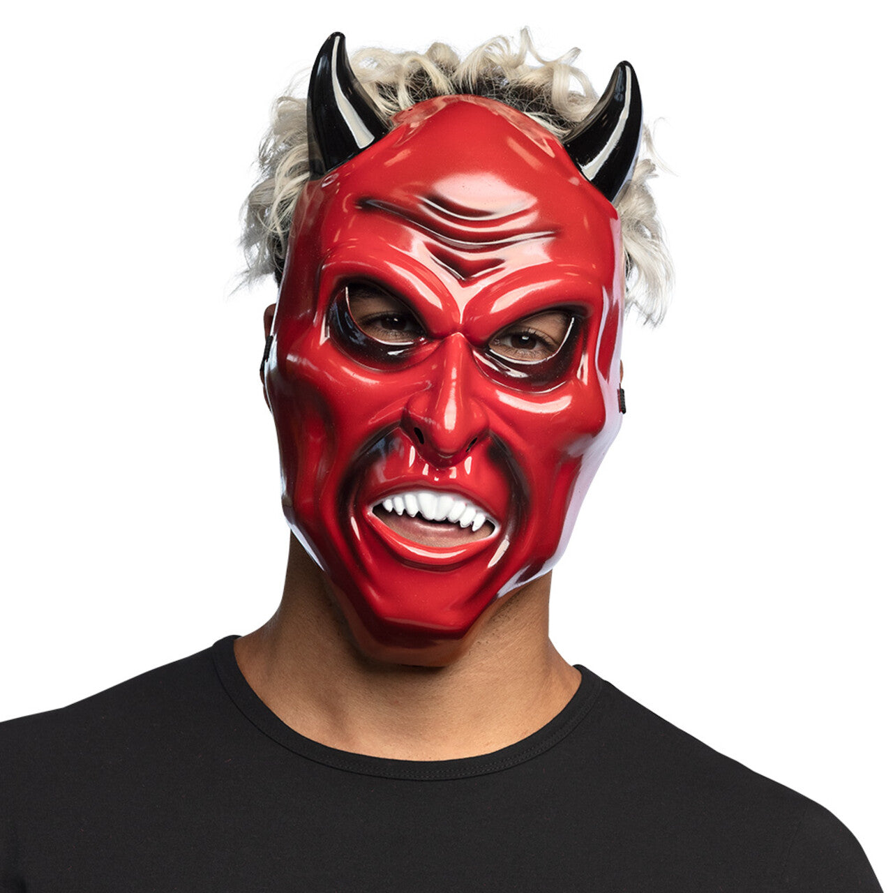 Op deze afbeelding zie je een Accessoires, van het merk Boland. Masker Rode Fanatieke Duivel