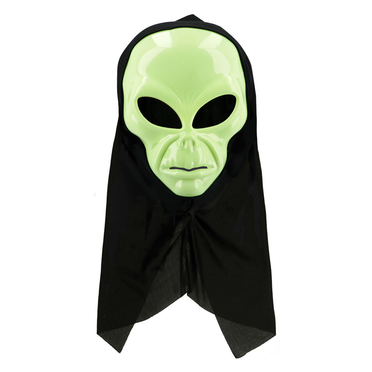 Op deze afbeelding zie je een Accessoires, van het merk Boland. Masker Met Kap Alien Area 51