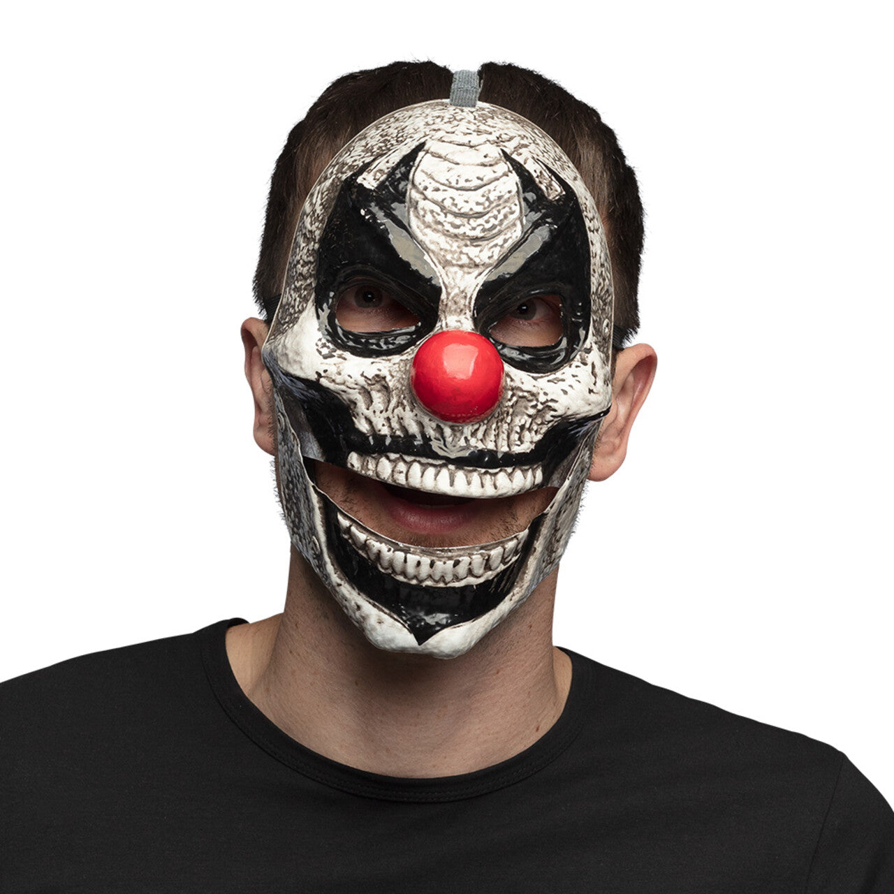 Op deze afbeelding zie je een Accessoires, van het merk Boland. Masker Met Beweegbare Kaak Scary Smiling Clown