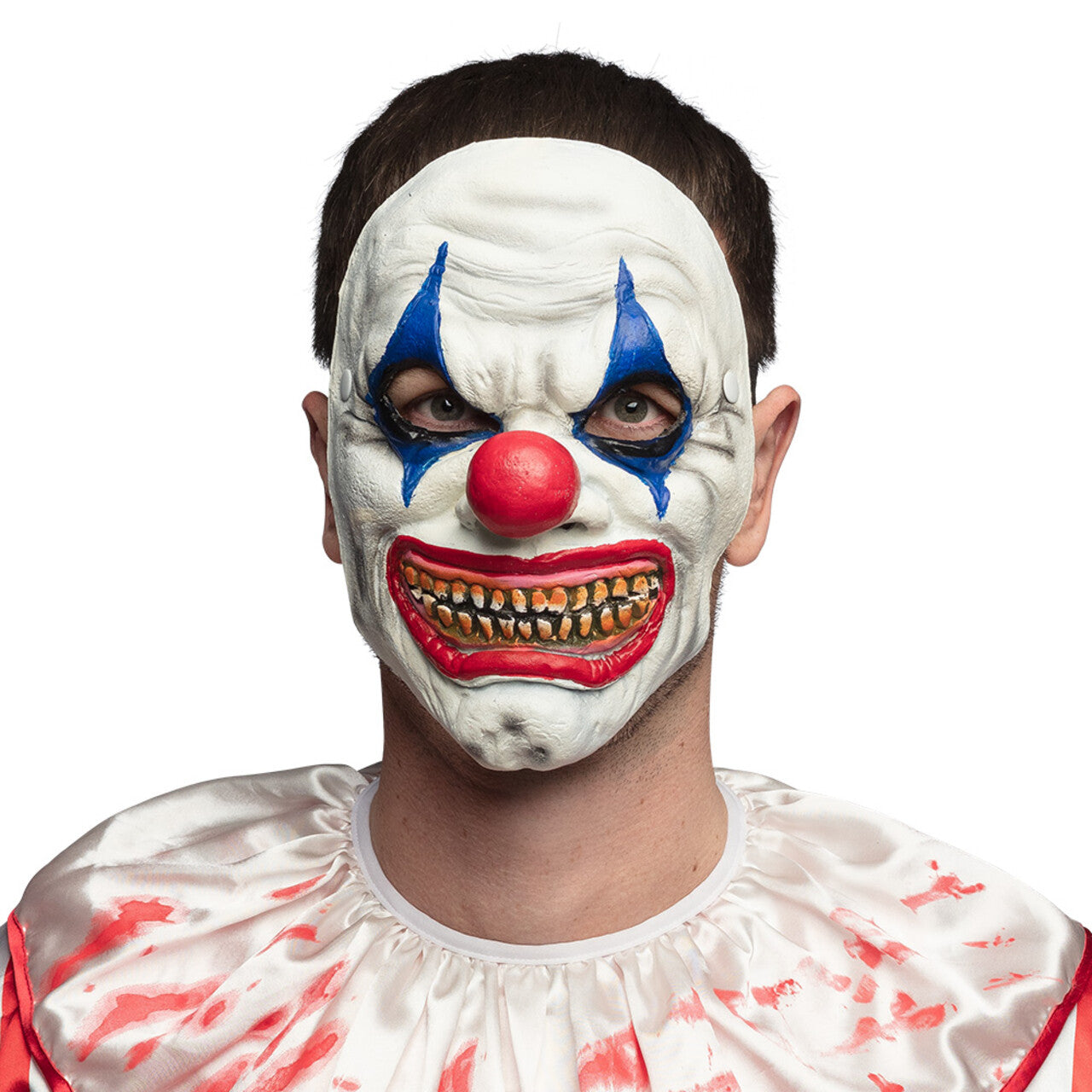 Op deze afbeelding zie je een Accessoires, van het merk Boland. Masker Clown Bad Buster
