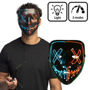 Op deze afbeelding zie je een Accessoires, van het merk Boland. Masker Met Licht Killer Smile