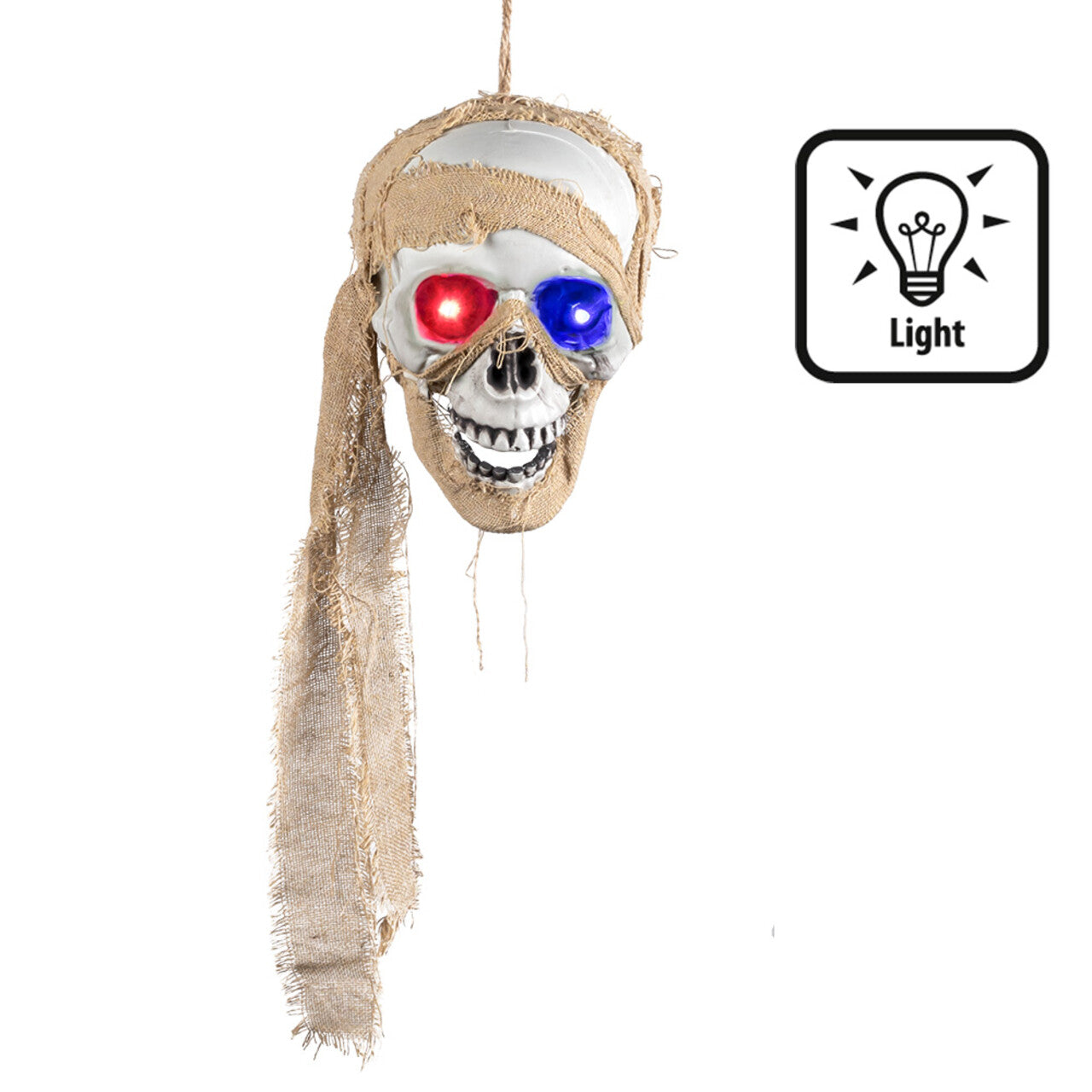 Op deze afbeelding zie je een Decoratie, van het merk Boland. Hangdecoratie Piraat Skully