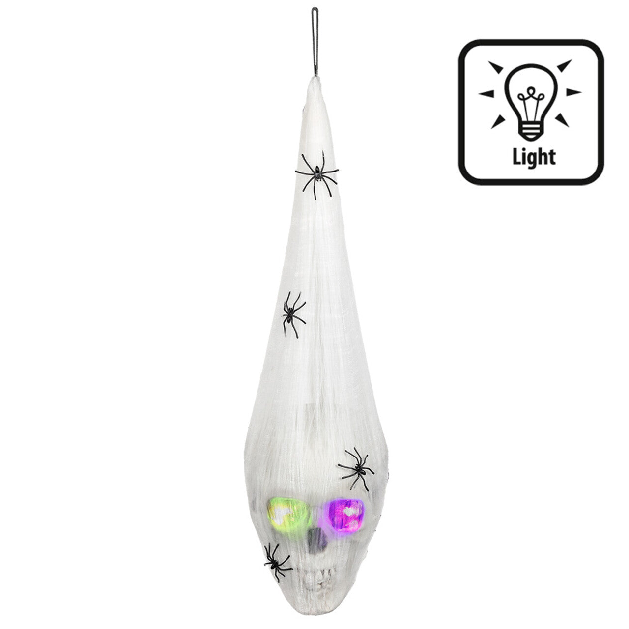 Op deze afbeelding zie je een Decoratie, van het merk Boland. Verstoft Maar Niet Blind Led Schedel