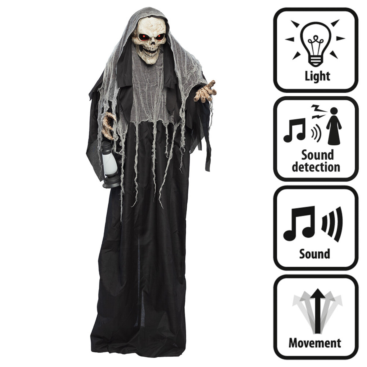 Op deze afbeelding zie je een Decoratie, van het merk Boland. Staande Decoratie Skinny Reaper