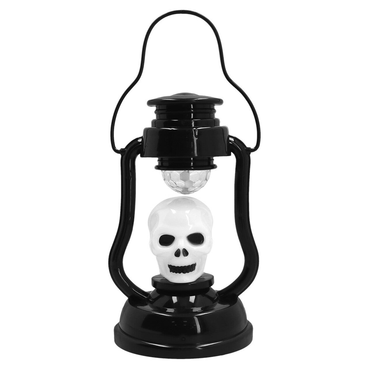 Op deze afbeelding zie je een Decoratie, van het merk Boland. Dodelijke Party Disco Skull Lantaarn