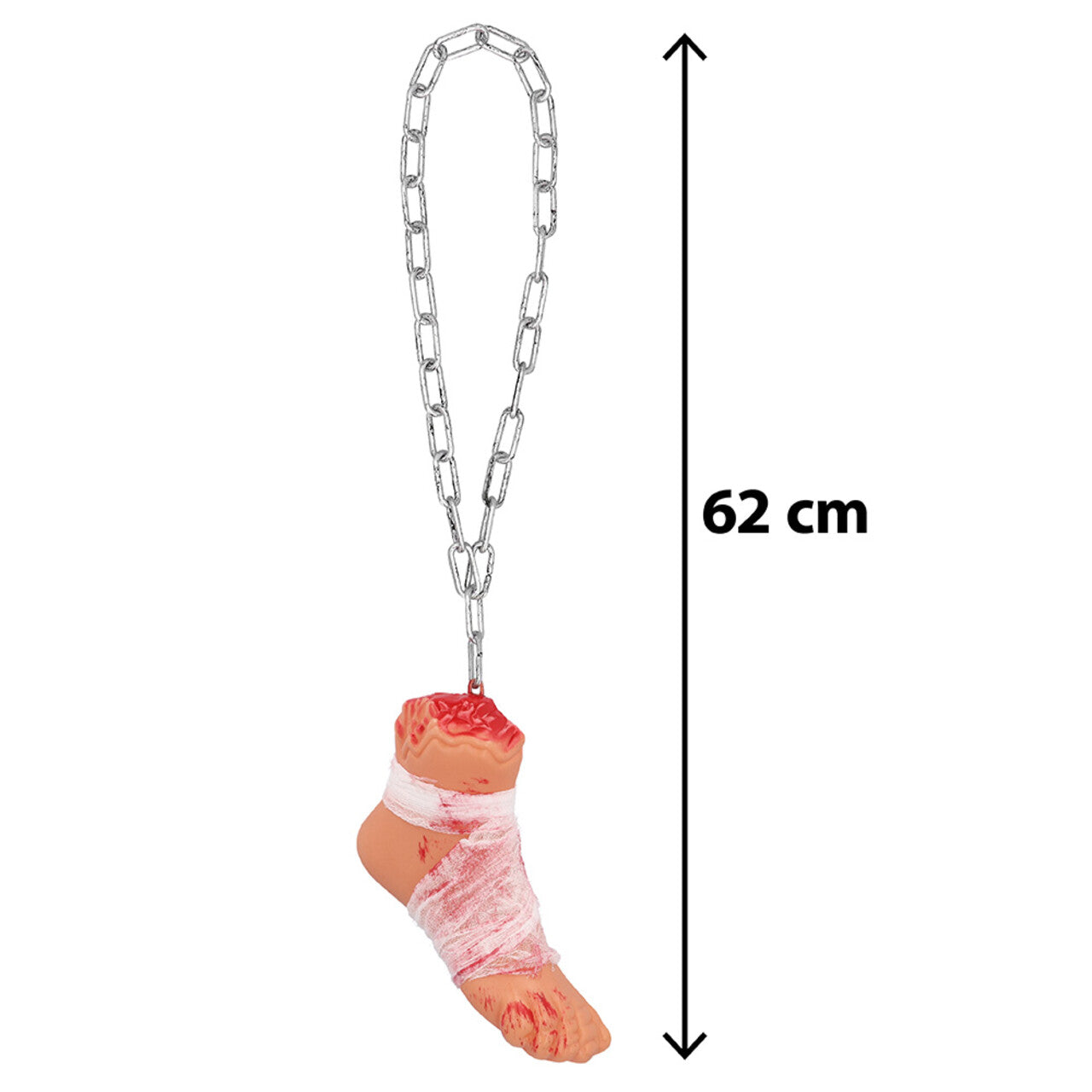 Op deze afbeelding zie je een Decoratie, van het merk Boland. Decoratie Bloederige Voet Met Ketting