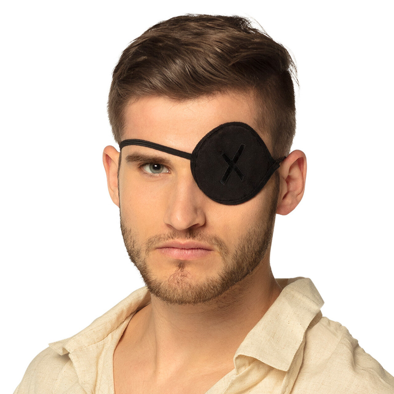 Op deze afbeelding zie je een Accessoires, van het merk Boland. Piratenooglapje One Eye Look