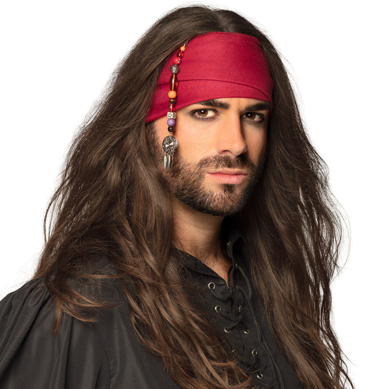 Op deze afbeelding zie je een Accessoires, van het merk Boland. Haarclip Piraat Met Kralen