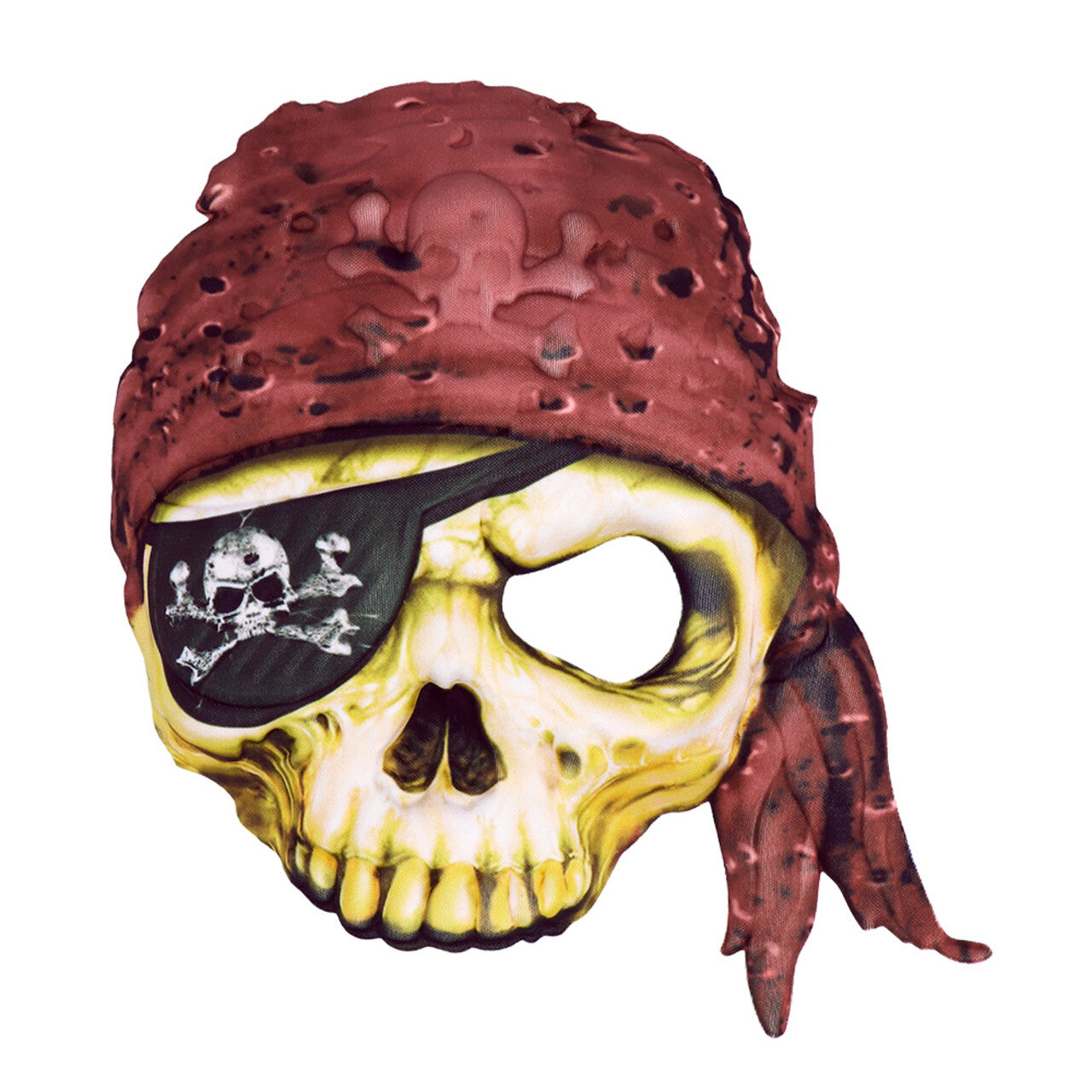 Op deze afbeelding zie je een Accessoires, van het merk Boland. Masker Piraatje Scare Bones