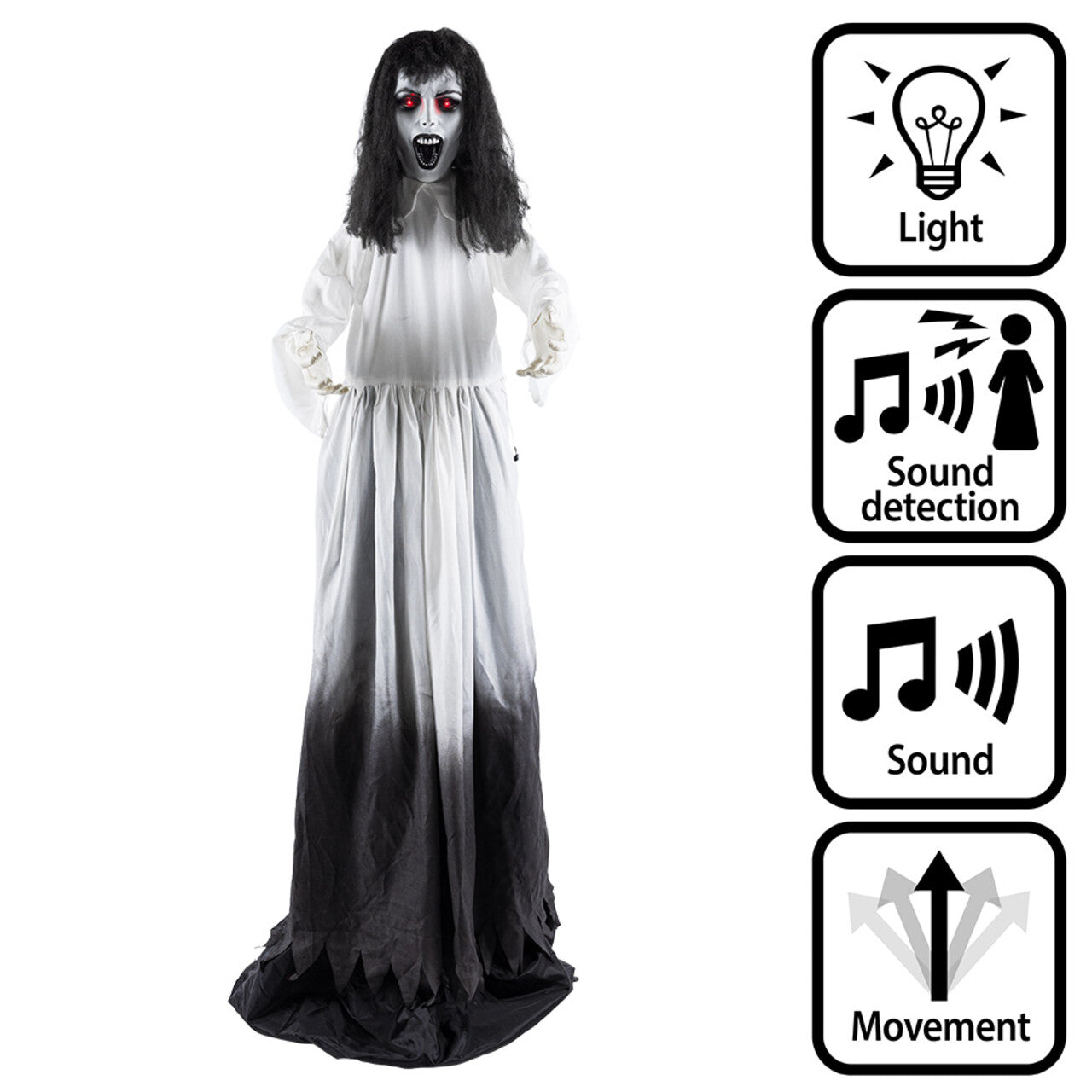 Op deze afbeelding zie je een Decoratie, van het merk Boland. Staande Decoratie Superenge Ghost Widow