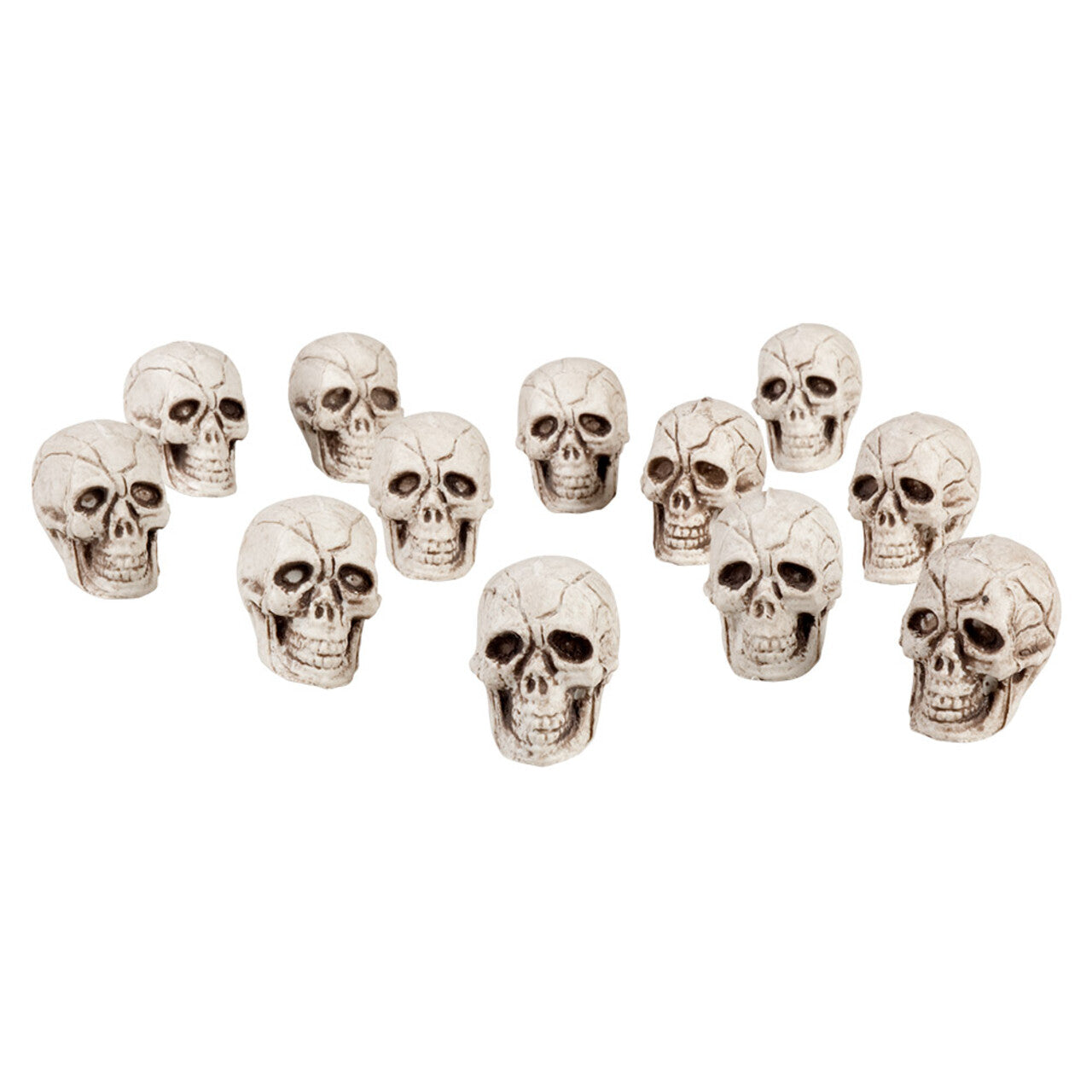 Op deze afbeelding zie je een Decoratie, van het merk Boland. Set 12 Schedeltjes