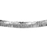 Metallic Franje Slinger Zilver Party