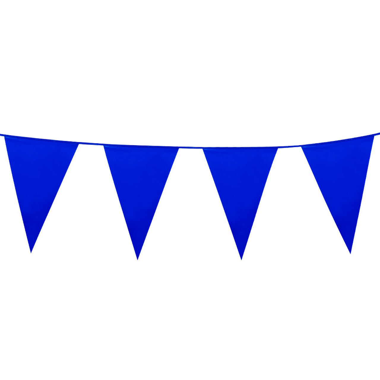 Op deze afbeelding zie je een Decoratie, van het merk Boland. Vlaggenlijn Met Grote Vlaggen Donkerblauw