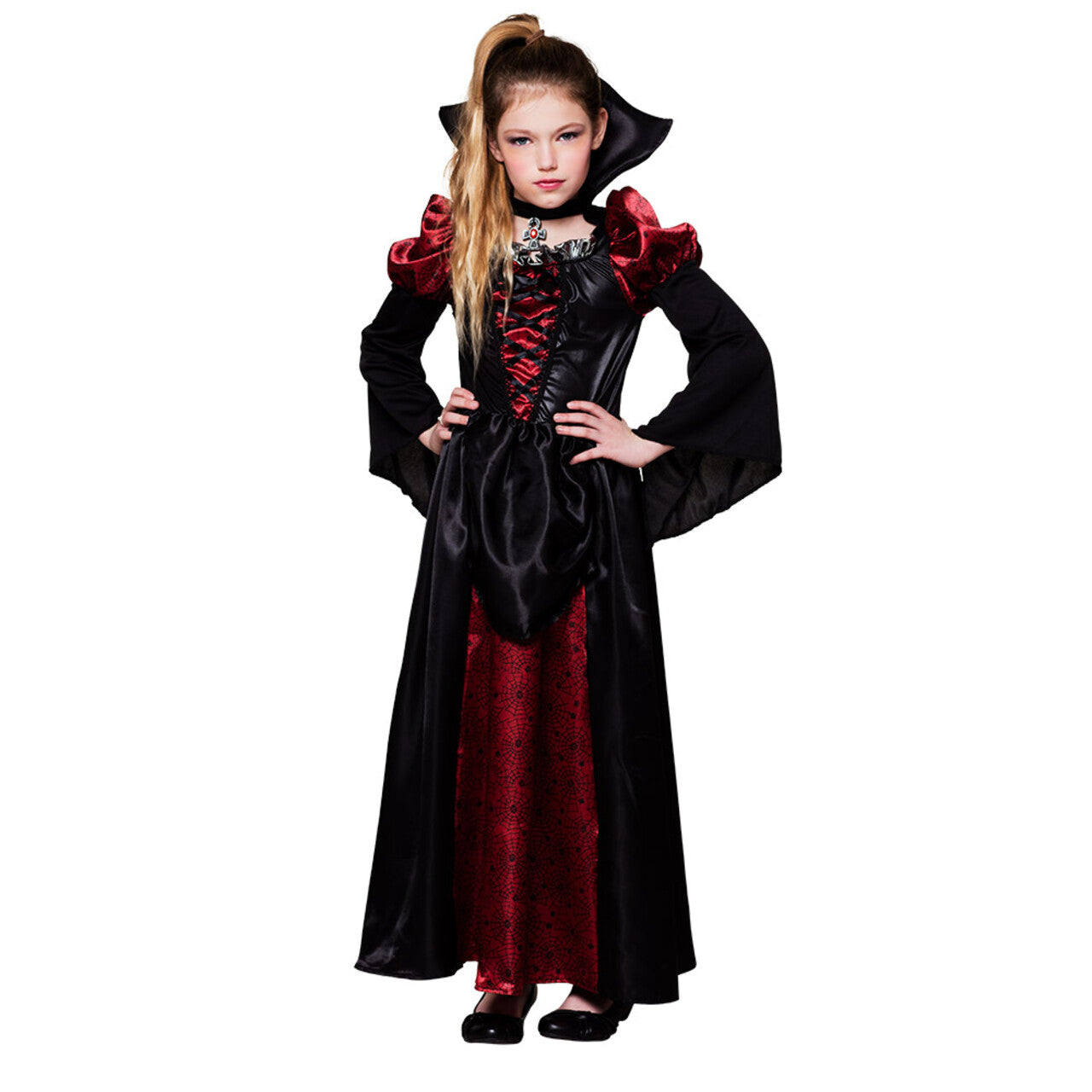 Op deze afbeelding zie je een Kostuums, van het merk Boland. Vampirina Ellie Elegant Meisje Kostuum