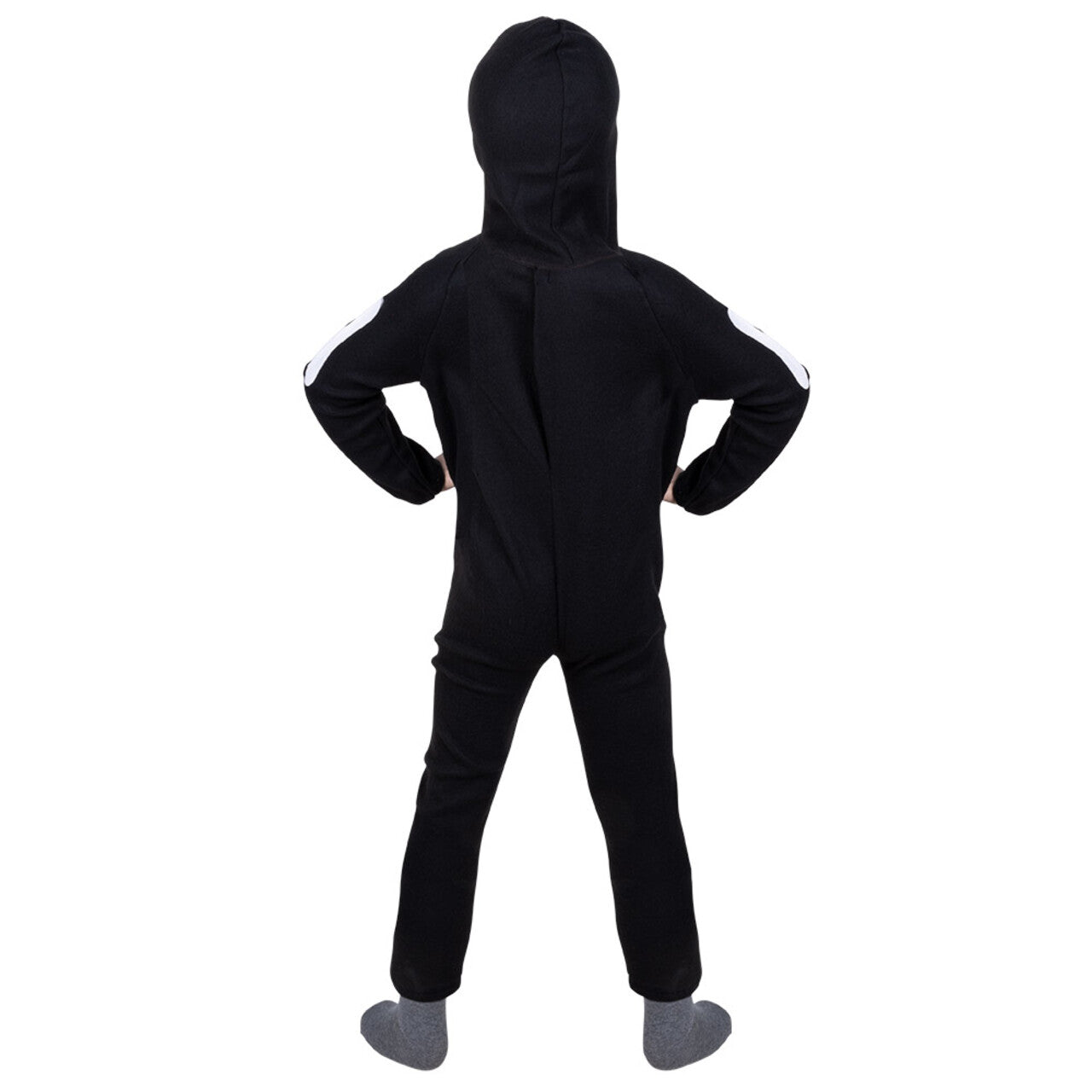 Op deze afbeelding zie je een Kostuums, van het merk Boland. Boney Little Skeleton Kind Kostuum
