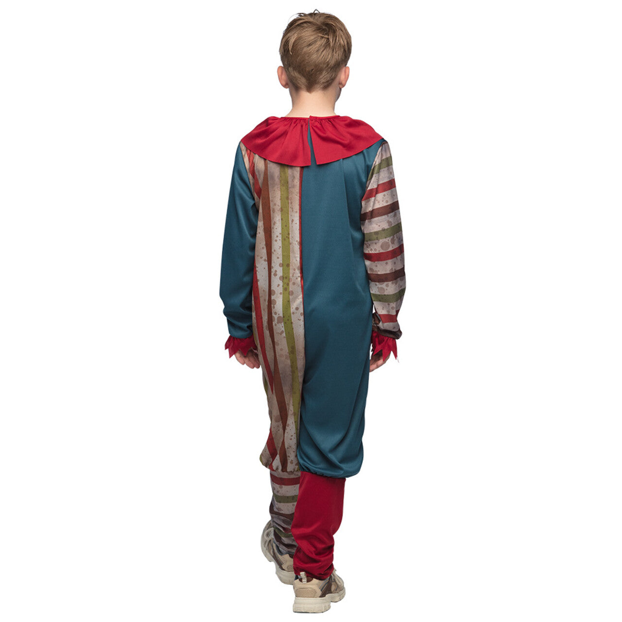 Op deze afbeelding zie je een Kostuums, van het merk Boland. Ondeugende Enge Clown Kenny Lachen Kind Kostuum
