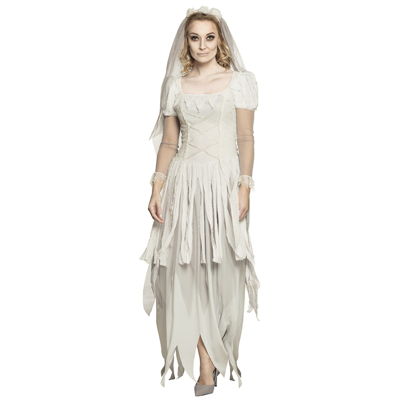 Op deze afbeelding zie je een Kostuums, van het merk Boland. Mary Marry Me Vrouw Kostuum