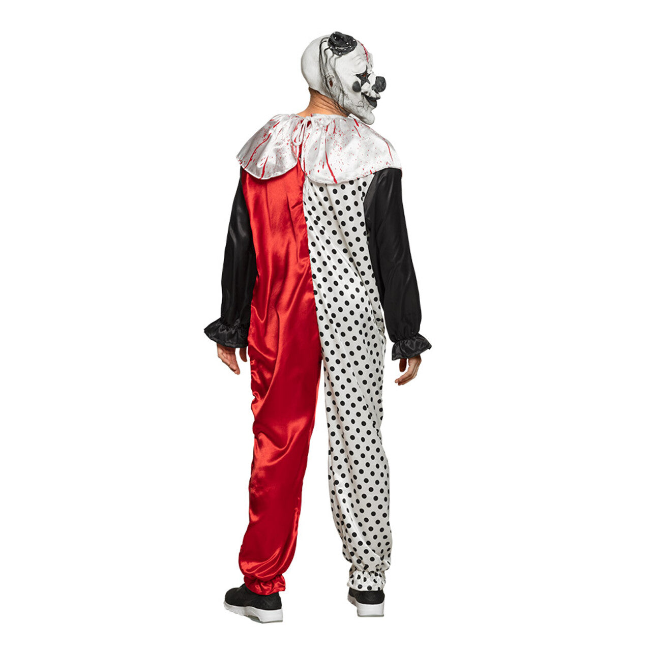 Op deze afbeelding zie je een Kostuums, van het merk Boland. Psycho Horror Clown Man Kostuum