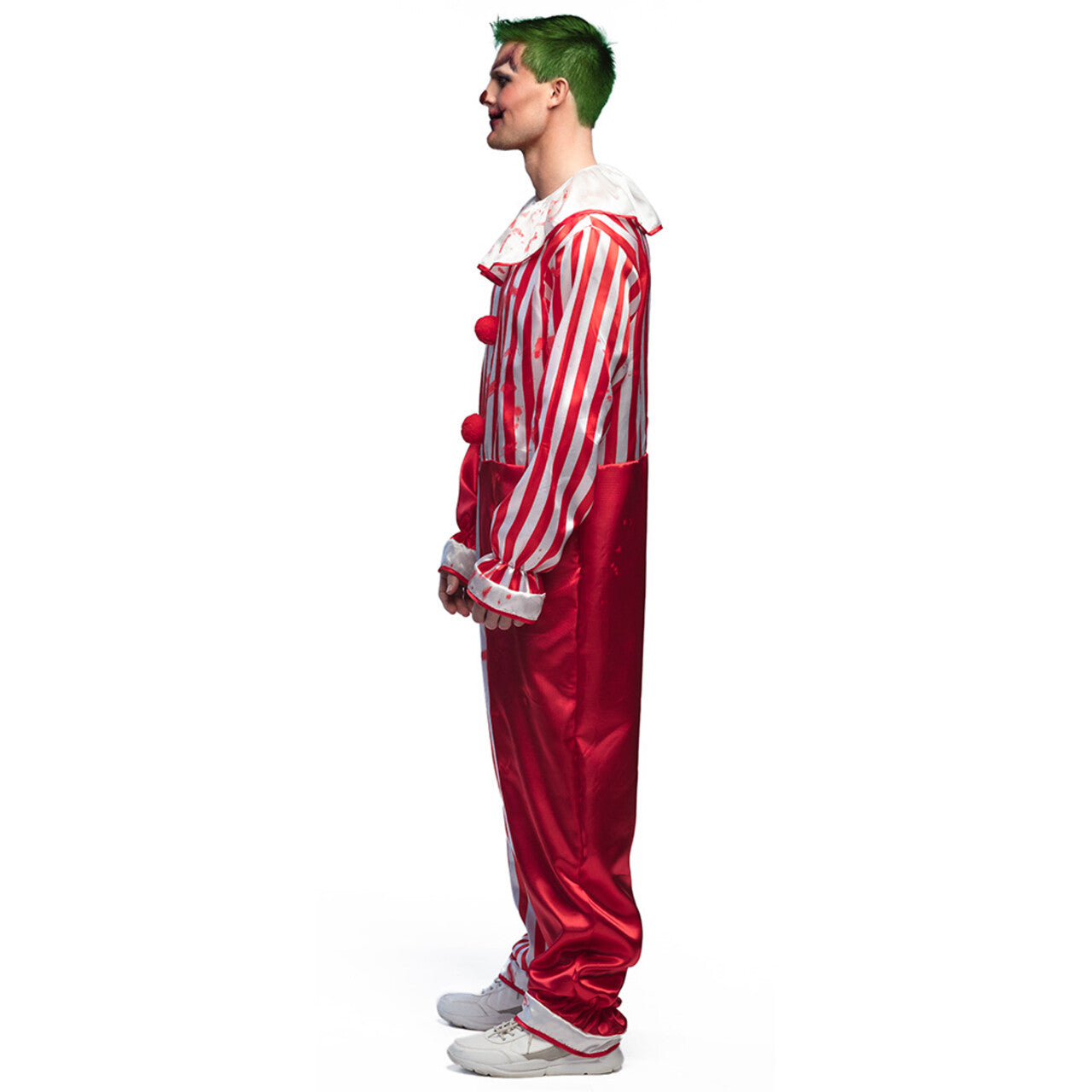 Op deze afbeelding zie je een Kostuums, van het merk Boland. Kill With A Smile Clown Man Kostuum