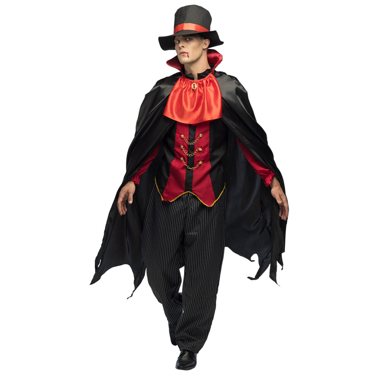 Op deze afbeelding zie je een Kostuums, van het merk Boland. Bloody Graaf Dracula Man Kostuum