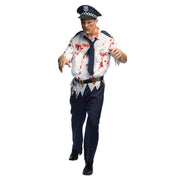 Op deze afbeelding zie je een Kostuums, van het merk Boland. Zombie Politieagent Walker Man Kostuum