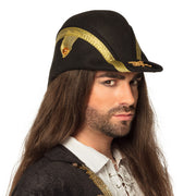 Op deze afbeelding zie je een Accessoires, van het merk Boland. Piratenhoed Admiraal Bicorne