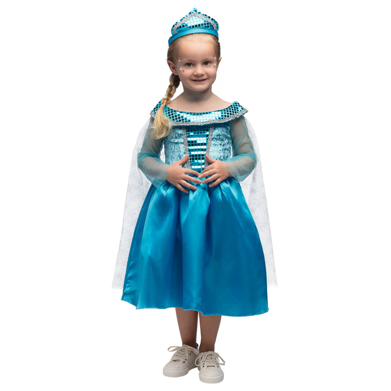 Op deze afbeelding zie je een Kostuums, van het merk Boland. Winterprinses Meisje Kostuum