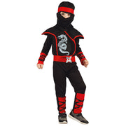 Op deze afbeelding zie je een Kostuums, van het merk Boland. Ninja Zwarte Schaduw Kind Kostuum