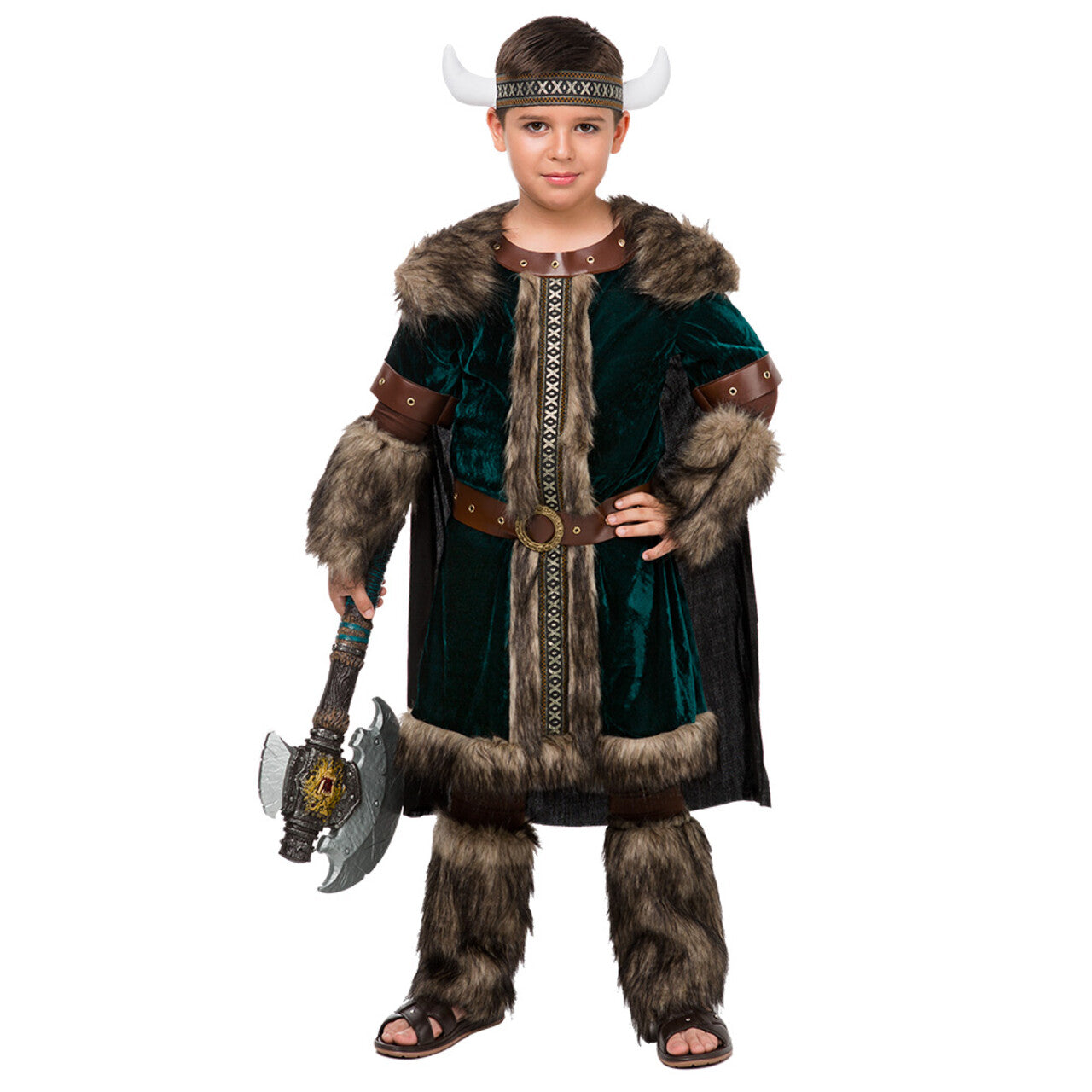 Op deze afbeelding zie je een Kostuums, van het merk Boland. Viking Ivar Iverson Jongen Kostuum