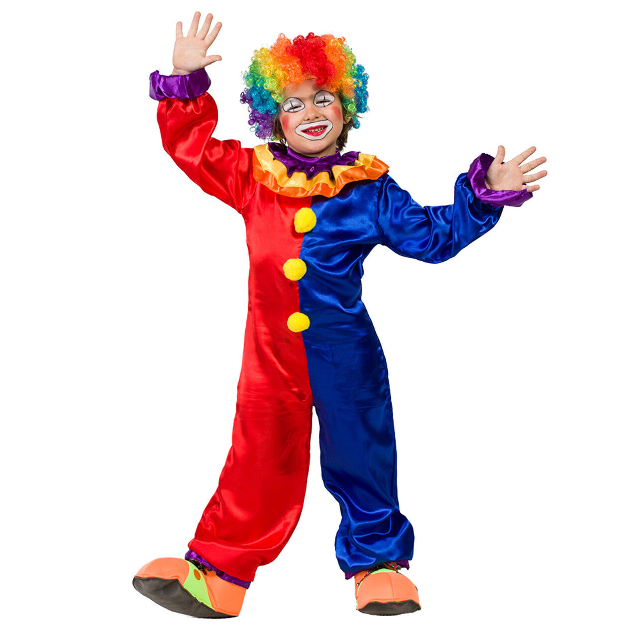 Op deze afbeelding zie je een Kostuums, van het merk Boland. Clown Happy Zeppy Jongen Kostuum