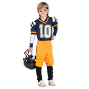 Op deze afbeelding zie je een Kostuums, van het merk Boland. American Footballer Jordan Ten Jongen Kostuum