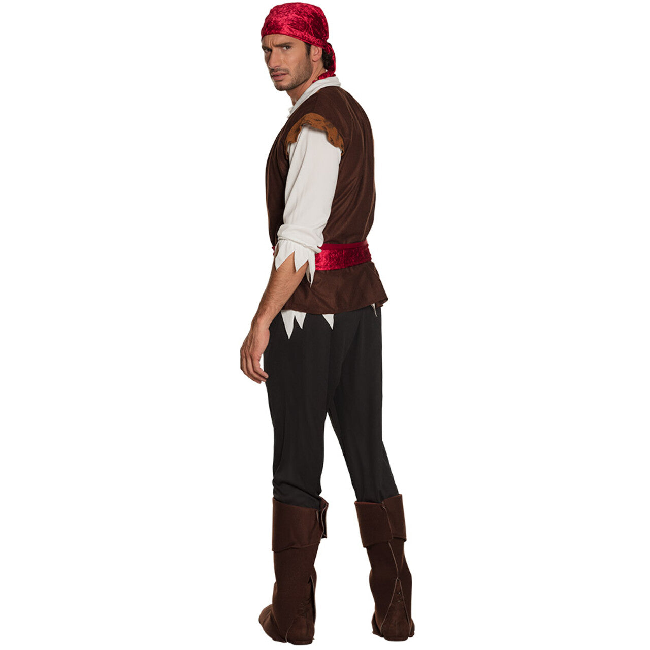 Op deze afbeelding zie je een Kostuums, van het merk Boland. Piraat Billy Bakboord Man Kostuum