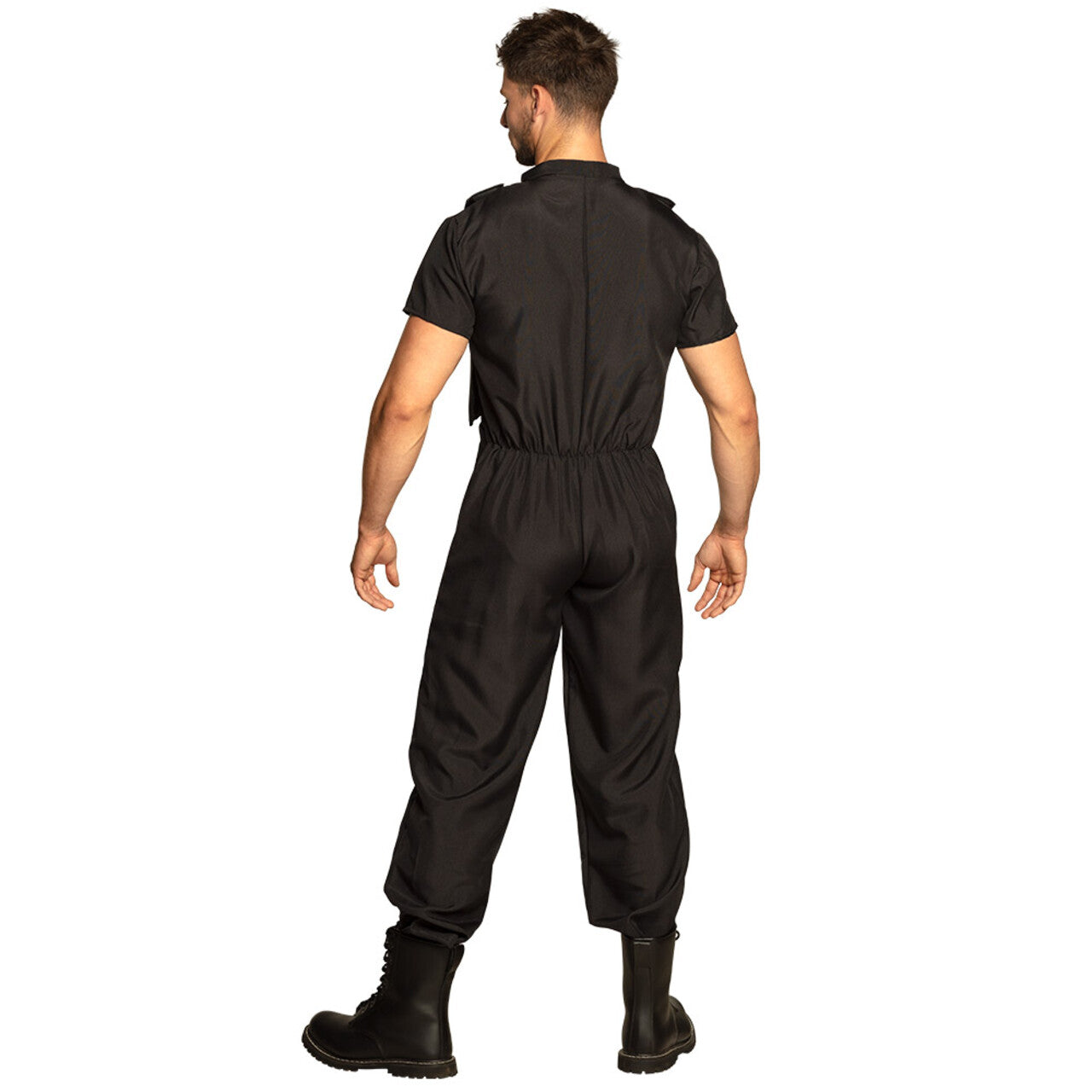 Op deze afbeelding zie je een Kostuums, van het merk Boland. Swat-Officier Workhard Man Kostuum