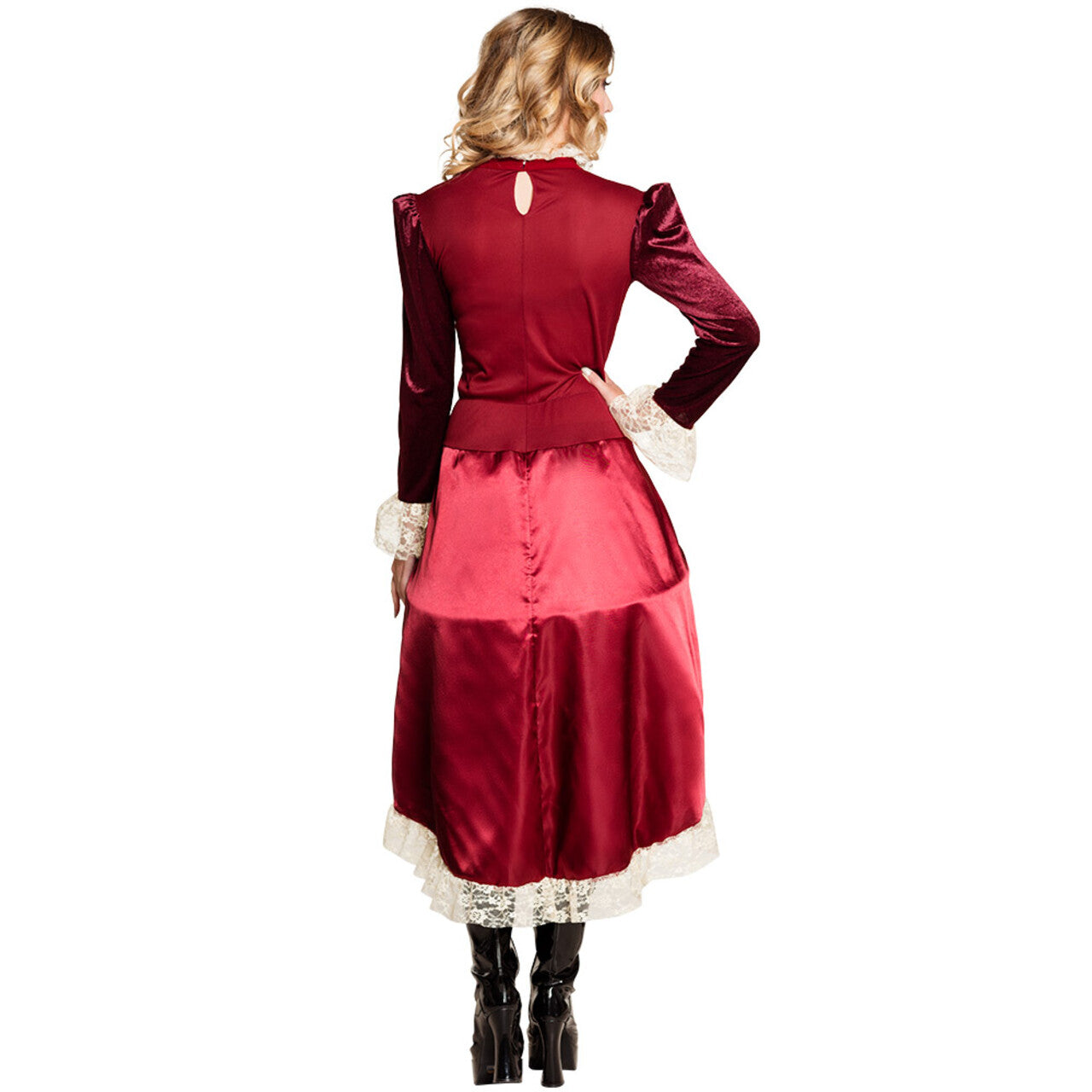 Op deze afbeelding zie je een Kostuums, van het merk Boland. Lady Steffie Steampunk Vrouw Kostuum