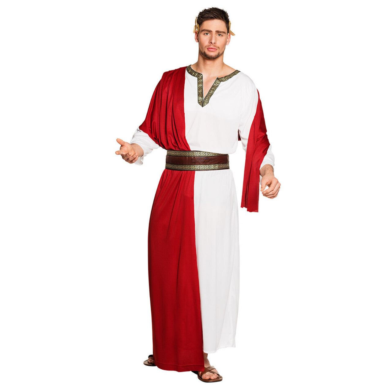 Op deze afbeelding zie je een Kostuums, van het merk Boland. Generaal Romeinse Rijk Julius Man Kostuum