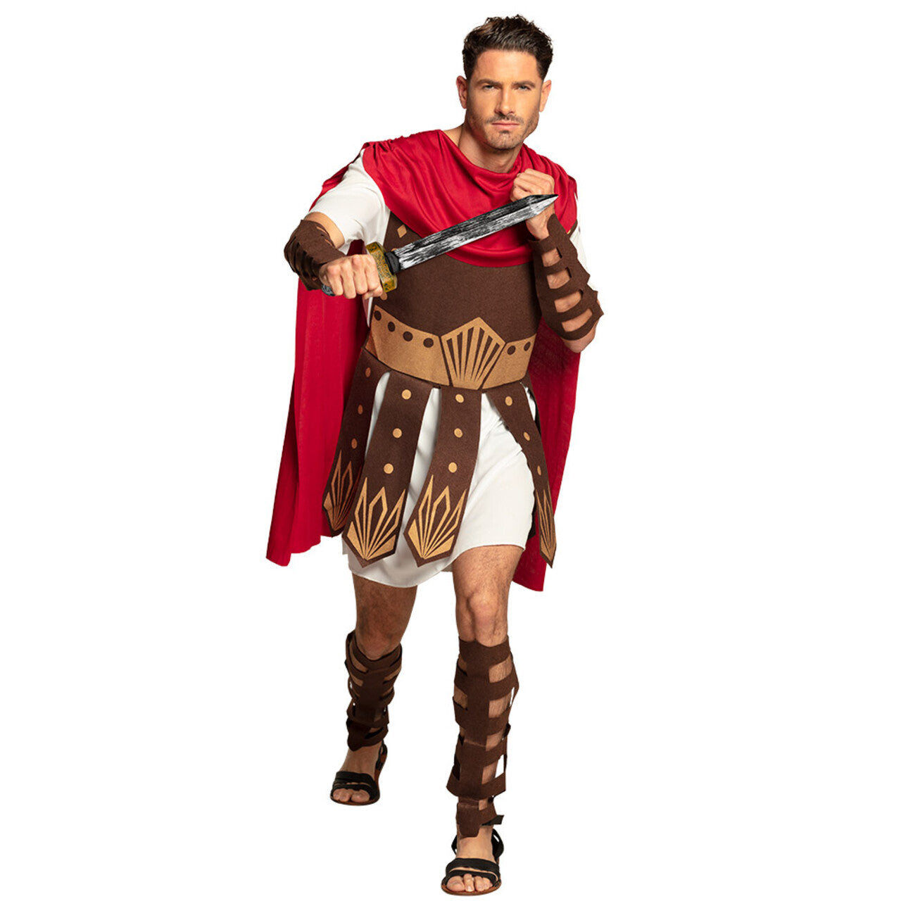 Op deze afbeelding zie je een Kostuums, van het merk Boland. Gladiator Maximus Man Kostuum
