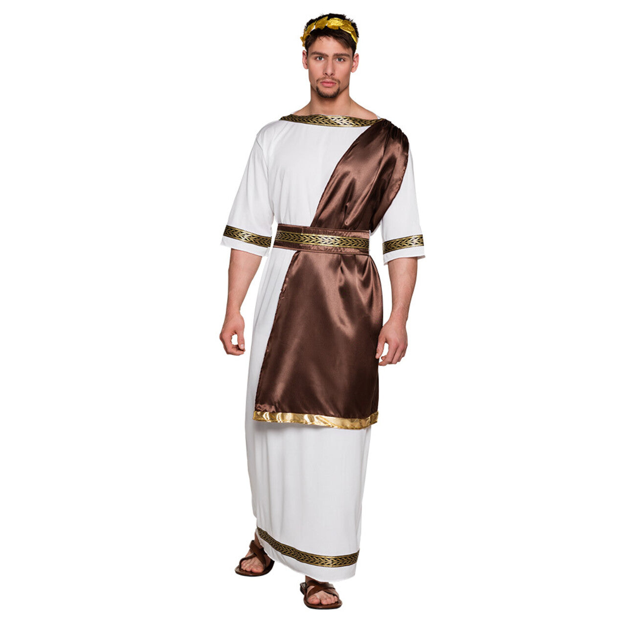 Op deze afbeelding zie je een Kostuums, van het merk Boland. Griekse God Zeus Man Kostuum