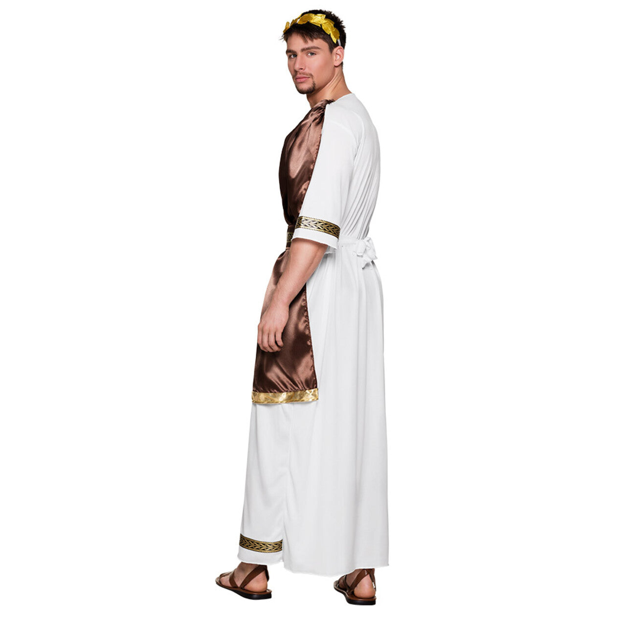 Op deze afbeelding zie je een Kostuums, van het merk Boland. Griekse God Zeus Man Kostuum