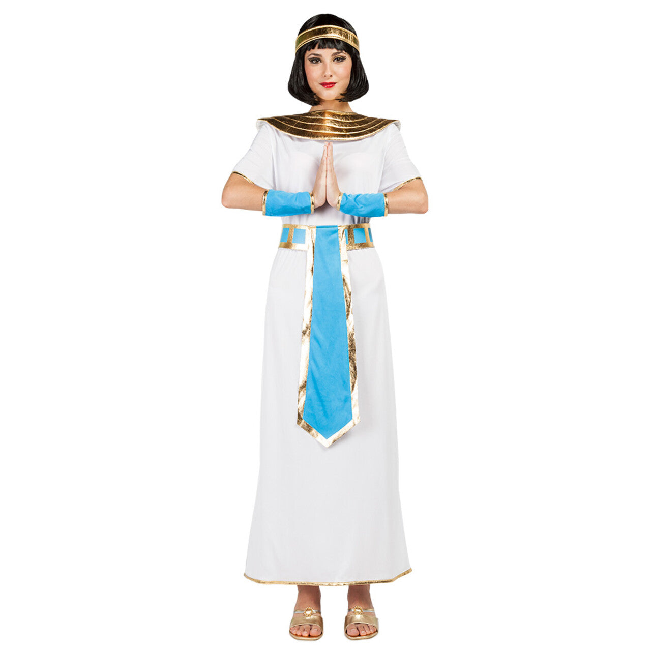 Op deze afbeelding zie je een Kostuums, van het merk Boland. Dienares Van Het Egyptische Hof Nubia Vrouw Kostuum